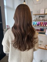 シェル 津山の手店(shel) ブラウンベージュ艶髪髪質改善レイヤー
