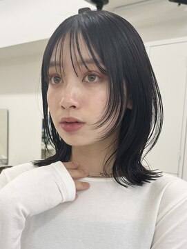 アイトーキョーエス 渋谷(AI TOKYO S) レイヤーボブ/オリーブベージュ/結べるボブ