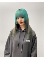 ヴァーディ オモテサンドウ(Vardy omotesando)&nbsp;roots/ルーツカラー デザインカラー ミント モード