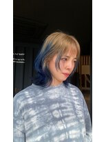 コルバース(COL BIRTH)&nbsp;【yui担当】デザインカラー/ルーツカラー/ブルー/ベージュ