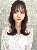 ローネス 銀座(LONESS)&nbsp;くびれミディアムミディアムレイヤーラベンダーベージュ銀座艶髪