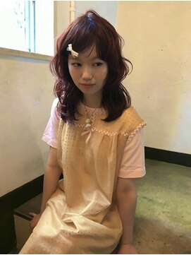 ニコフクオカヘアーメイク(NIKO Fukuoka Hair Make) 【NIKO】ブリーチなしダブルカラー／暖色カラー／オレンジカラー