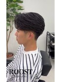MEN’S/リバースセンターパート/ニュアンスパーマ