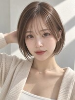 ノア(NOA) 【NOA】韓国風ショートボブ顔まわりレイヤー×シースルーバング