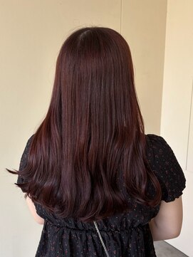 カシェ リタ ヘアー(CACHE'&RITA HAIR) チェリーレッド◯顔周りカット
