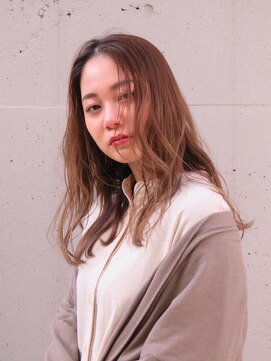 美容室ポール 西葛西店(PAUL) 西葛西　セミウェットウェーブ　ピンクベージュ　西葛西美容室