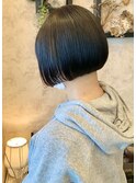 ミニボブ 顎ラインボブ 切りっぱなしボブ コンパクトボブ