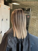 ラフ 難波店(LAFF)&nbsp;#黒髪#ボブルフ#ネビージュ#小顔#ワンレン