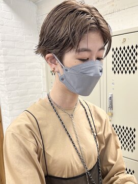 コス(kos) 大人可愛い/ココアベージュ/グレージュカラー/ボブウルフ/黒髪