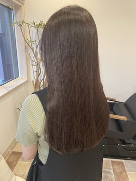 テテヘアー(tete hair) パープルブラウンカラー