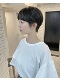 ショートボブ/大人巻き/ぷつっとボブ/ナチュラルモード/銀座駅