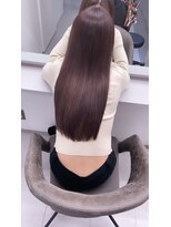 キング 梅田(K!ng)&nbsp;【梅田】ミルクティーベージュブラウン髪質改善カラー艶髪カラー