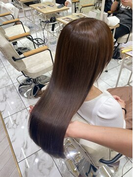 ゼスト フィーノ(ZEST fino) 【橋本姫奈】ナチュラルブラウンでツヤっとカラー