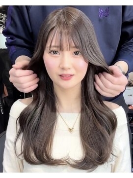 ワン バイ ジエクト(One by The Ect) 【レイヤーロング】ミルクティーアッシュカラーシルキーベージュ