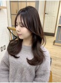 韓国前髪顔周り×美髪レイヤー[横浜/縮毛矯正/前髪縮毛矯正]