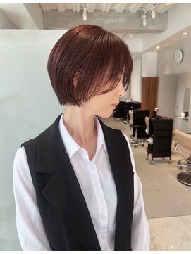 ガリカ 大名(Gallica) 【森千晶】丸みショート x ほんのり暖色系カラー