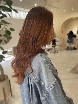 ピピバイヨーク(pipi, by yoke.) ローレイヤーロング/オレンジブラウン