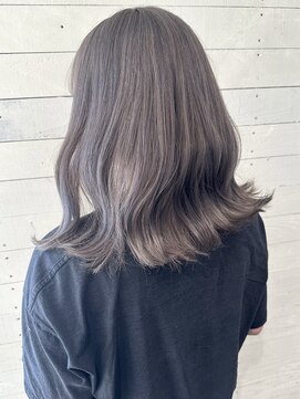 ルノン フィージュ(LUNON fieju) シルバーグレージュ/Wカラー/ブリーチカラー/ブリーチ1回