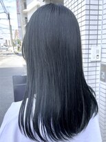 ジェムヘアスタジオ 湘南平塚南口店(Gem Hair Studio)&nbsp;黒髪ロング×ナチュラルストレート【Gem 神原】