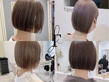 フランチェスカドットボブ(francesca.bob)の写真/自分でセットしても美容室帰りの仕上がりが再現できるスタイルに◇朝3分で叶う最高峰のボブ