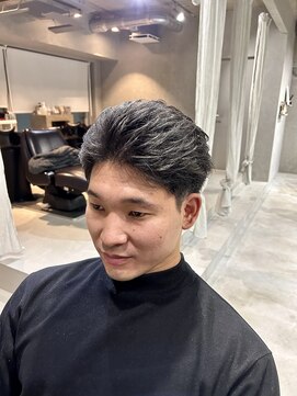 アトラクト バイ ラック 津田沼(Attract by LUCK) 毛流れバング/津田沼/メンズ/メンズカット/アップバング