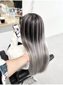 ホワイトシルバーバレイヤージュ