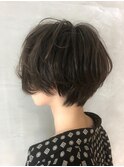 ニュアンスショート[切りっぱなしボブ/ベリーショート]