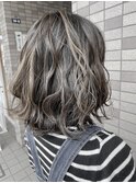3Dハイライトカラー　アッシュグレージュ【大森】