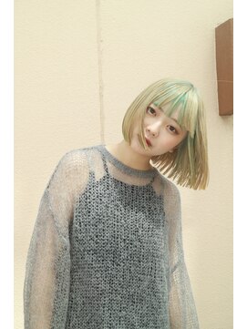 オーイット(ooit) ＊ハイトーンボブ×デザインカラー＊