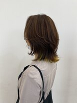 ナオシ 田原台店(nao c)&nbsp;インナーカラー×イエロー