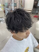 シェノン(chainon)&nbsp;マッシュ×スパイラルパーマ