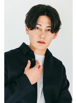 ハイプ 名古屋栄(HYPE) センターパート×ニュアンスパーマ（名古屋/栄/メンズ）