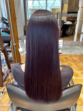 美人髪ラボ 神戸元町店 ラベンダーカラー/髪質改善/ロングヘアー