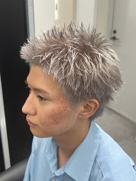 メンズ サロン ドット トウキョウ 町田店(men's salon dot. tokyo) ハイトーンスパイキーショート