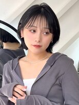 ロンドリメゾン 原宿(Lond re Maison.)&nbsp;暗めカラー/ボブ/顔周り/前髪/レイヤー/髪質改善/縮毛矯正/原宿