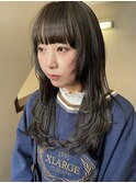 くびれロング_顔周りレイヤー_