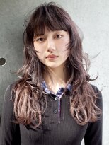 ピープル(people)&nbsp;ロングウルフ/顔周りカット/ロングレイヤー /くせ毛カット