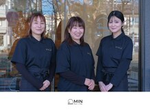 ヘアー クリップ ミン 弥勒店(Hair Clip Min)の雰囲気（スタッフ一同、笑顔で丁寧なサービスを心がけます♪）