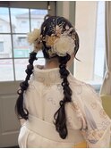 卒業式ヘアセット