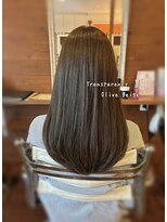 ピールアーク(peal ark)&nbsp;赤みなしカラーロングスタイル◎ブリーチなしカラー大人可愛い