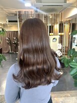 サラジュ 西宮北口店(SARAJU) 【山本寛絵担当】大人可愛い☆艶感ショコラベージュ・ロング