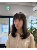 【Ocean Hair&Life 清水】レイヤースタイル オリーブベージュ