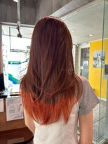 サンエンヘアー(lll_en hair) 裾カラー×レイヤーカット