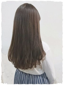 フロール(Flor) 【*+お客様STYLE+2017ss/ラベンダーグレージュ*フリンジロング】