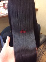 ボブビッシュ 東温店&nbsp;ロングストレート)ヘア