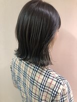 ポテト(potato)&nbsp;外ハネニュアンスロブ × 透明感カラー