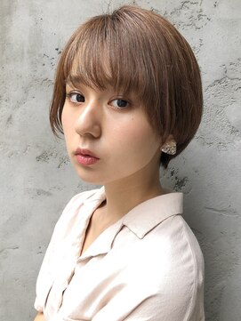 ミィ 表参道(mee.) 【mee.】 ナチュラルヘア ワンサイドショート