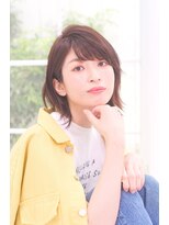 ロダット 横浜(LODAT by little) 外ハネ耳かけダブルバングボブ【LODAT横浜】