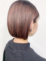 ヴェルダ 池袋店(verda)&nbsp;シンプルなボブと高明度カラーの組み合わせ＊fukuda