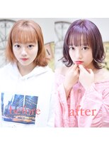 メイズ(MAZE)&nbsp;【メイズ東中野・鍛原志行】ビフォーアフタースタイル